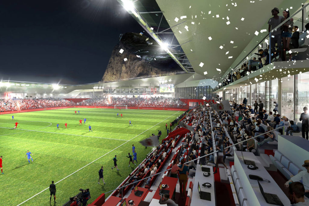 Gibilterra progetto stadio nazionale