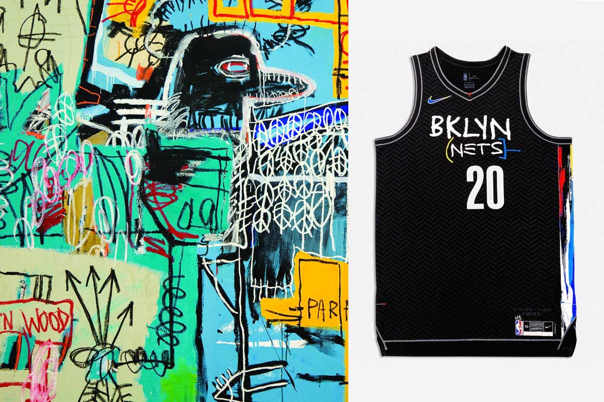 Nets' Basquiat-themed City Edition gear goes on sale  with 'Big Three'  promotion - NetsDaily