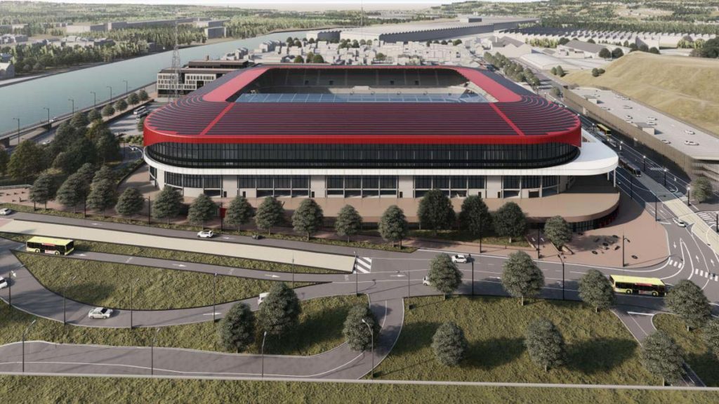 standard liegi restyling stadio assar architects
