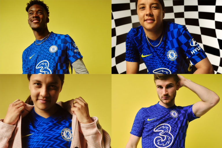 chelsea nuova maglia 2021 2022 optical art