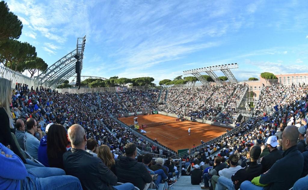 grand stand arena foro italico roma tennis