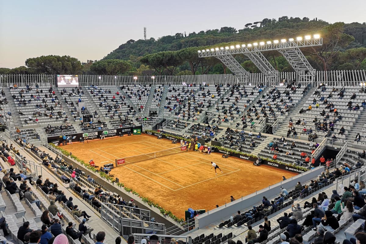 grand stand arena foro italico roma tennis panoramica