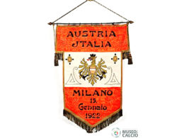italia-austria gagliardetto 1922 museo calcio euro 2020