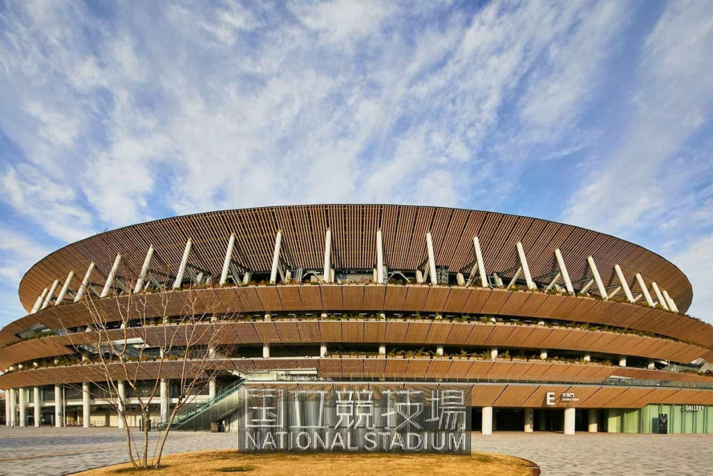 tokyo 2020 stadio olimpico nazionale esterno