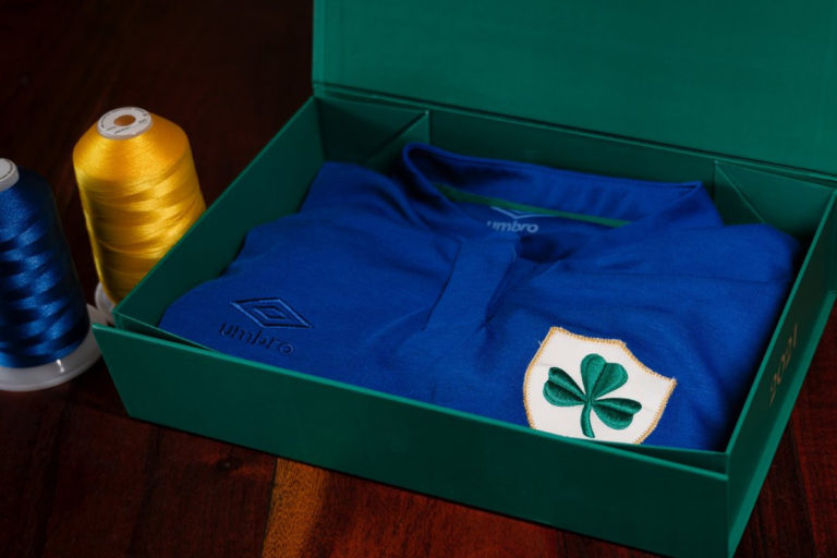 irlanda maglia blu centenario