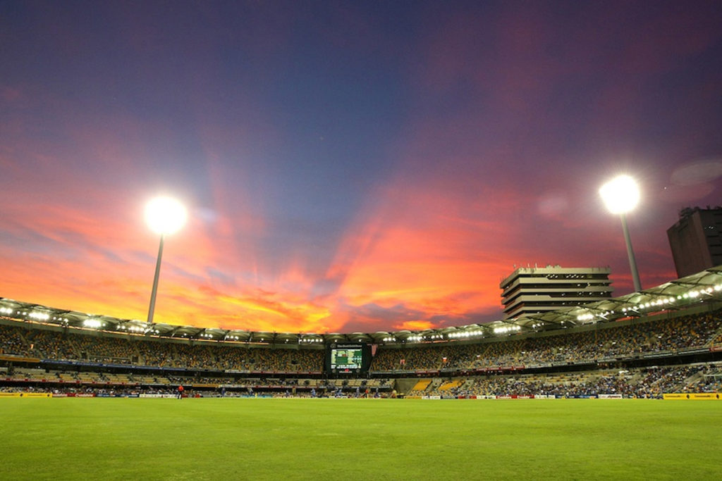 brisbane cricket ground panoramica interna