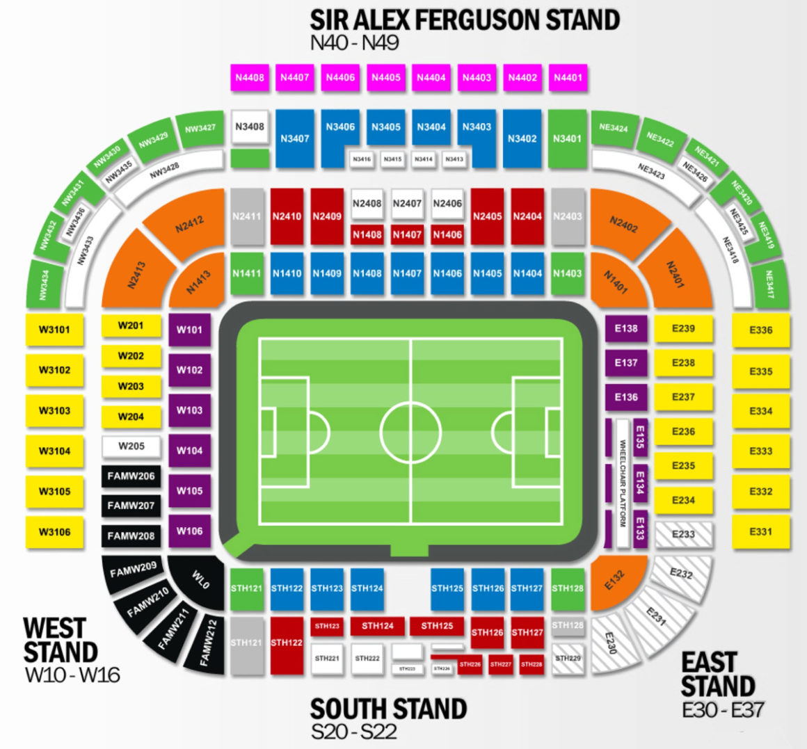 Old Trafford Postcode Old Trafford, Manchester: stadium map and directions