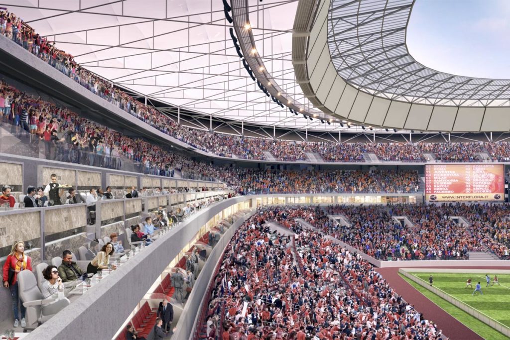 render nuovo stadio della roma