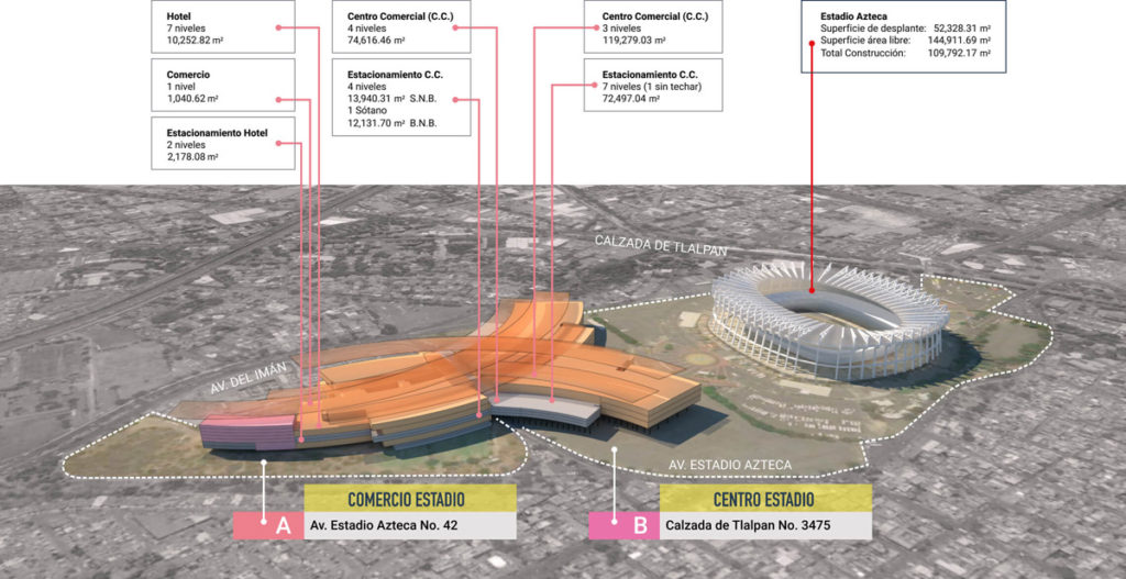 azteca restyling nuovo hotel schema progetto
