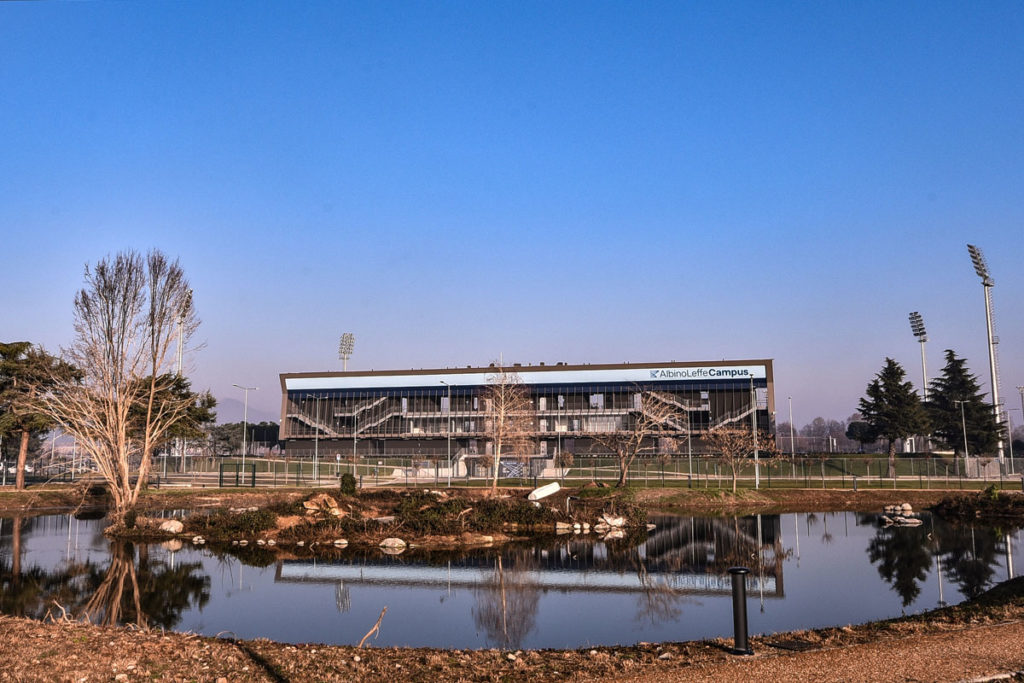 albinoleffe stadium campus vista esterna