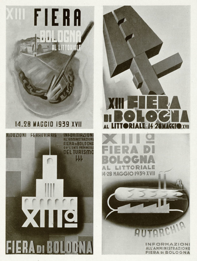 bologna stadio littoriale manifesti fiera 1939