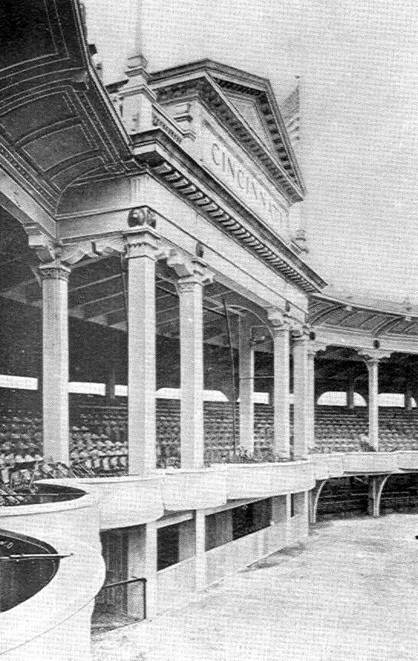 cincinnati baseball palace of the fans architettura