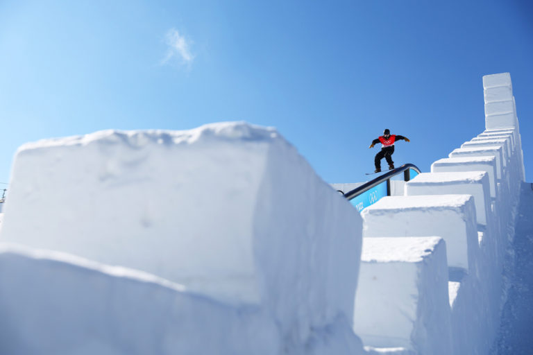 pechino 2022 architettura giochi snowboard