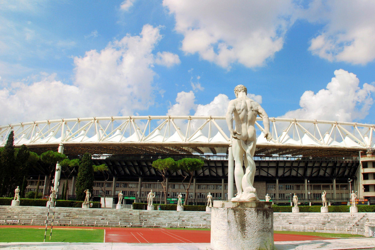 stadio olimpico roma marmi