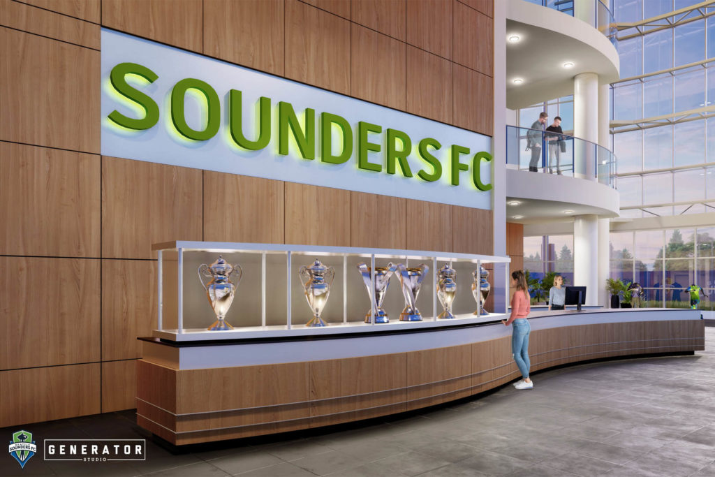seattle sounders nuovo centro sportivo interno