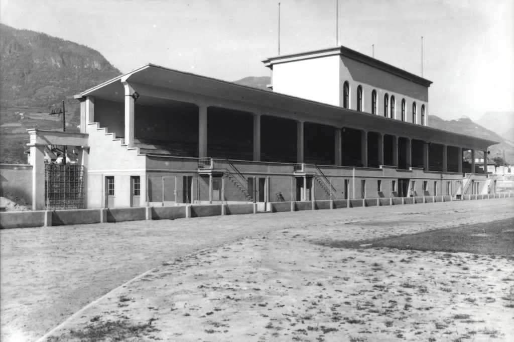 stadio druso foto d'epoca bolzano tribuna canazza