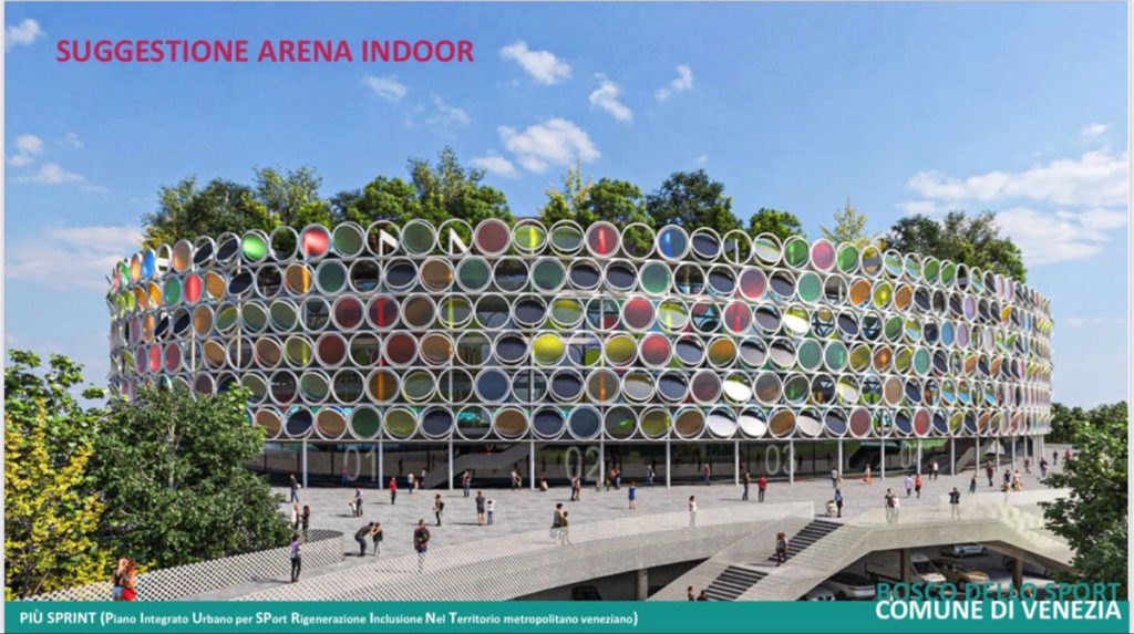 venezia bosco dello sport tessera concept arena