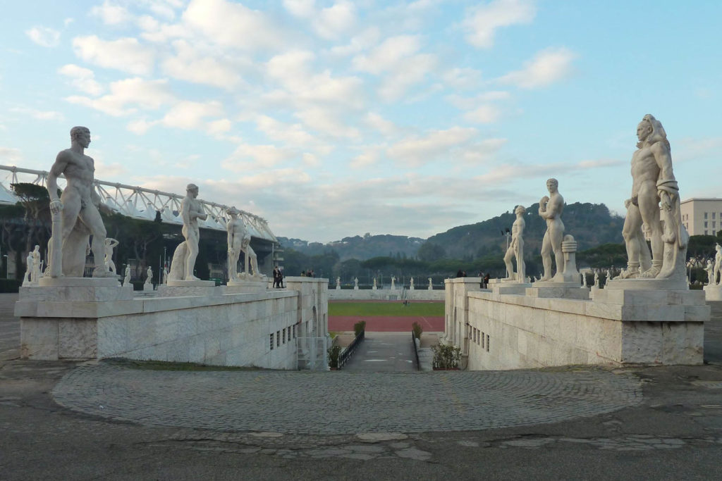 roma statue foro italico stadio dei marmi olimpico