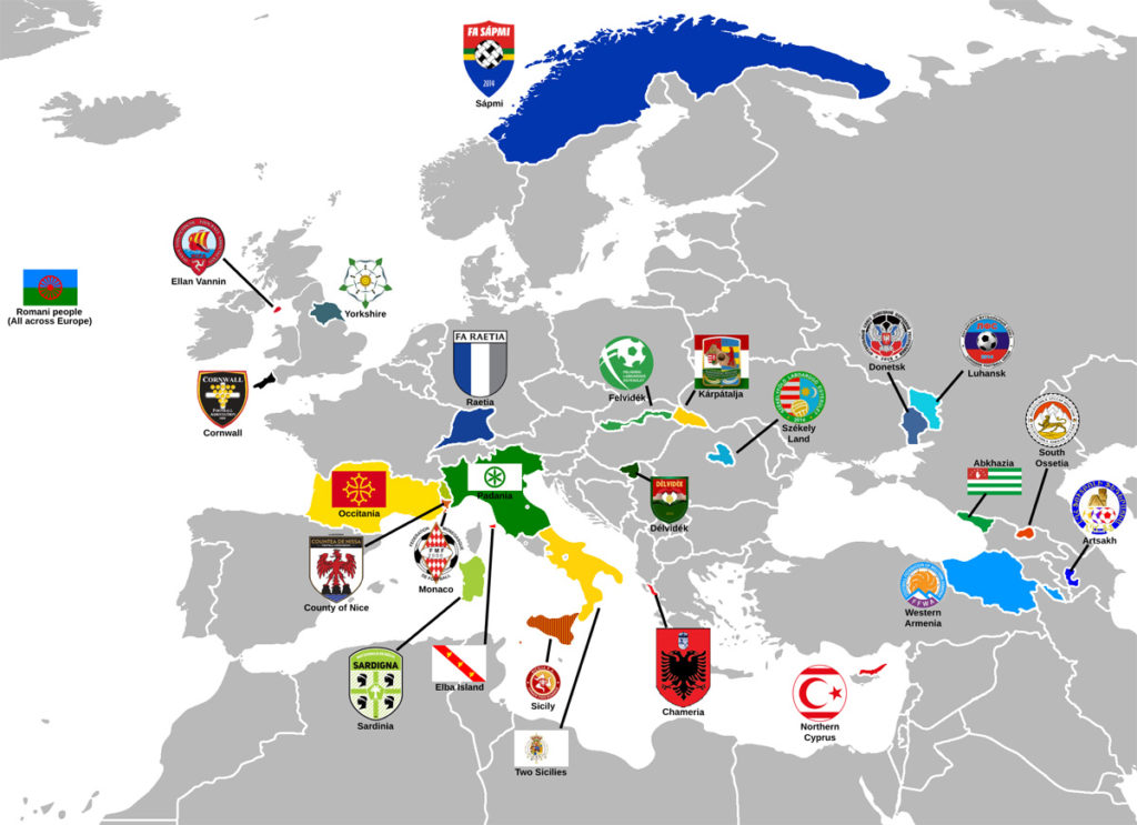 conifa europa territori mappa