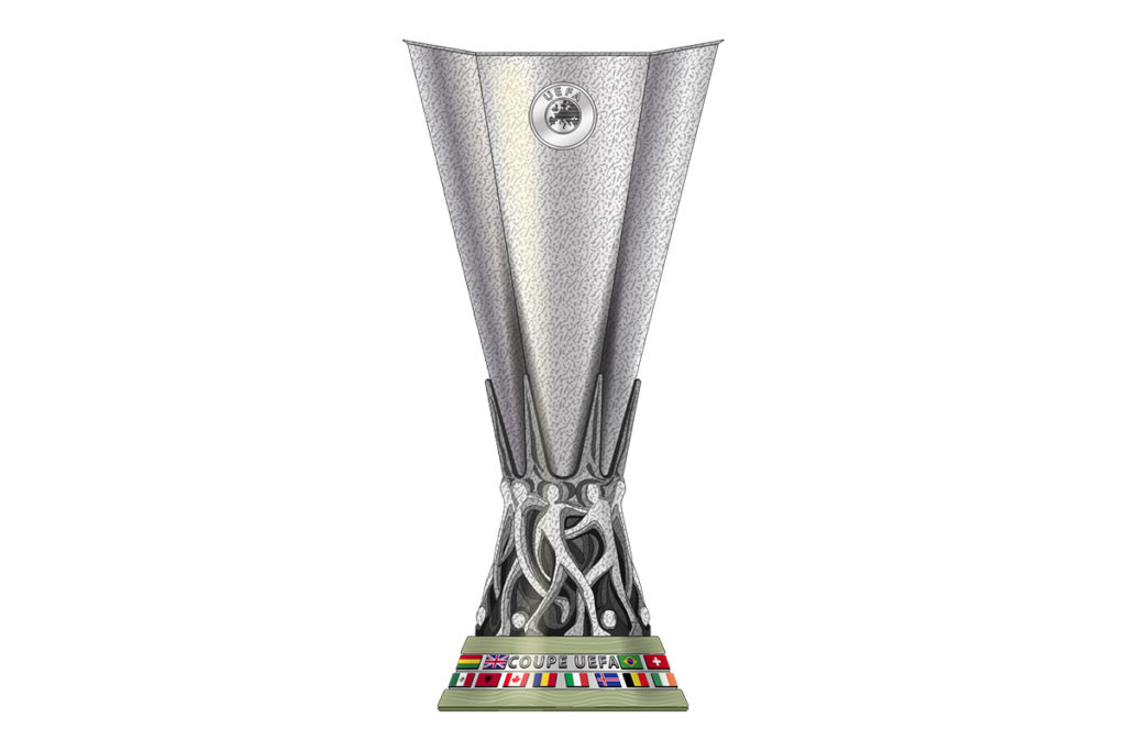 europa league coppa trofeo com'è fatta