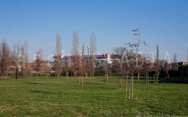 san siro stadio vista dal parco