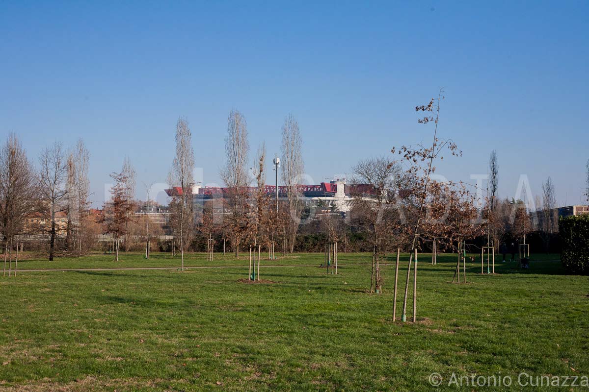 san siro stadio vista dal parco