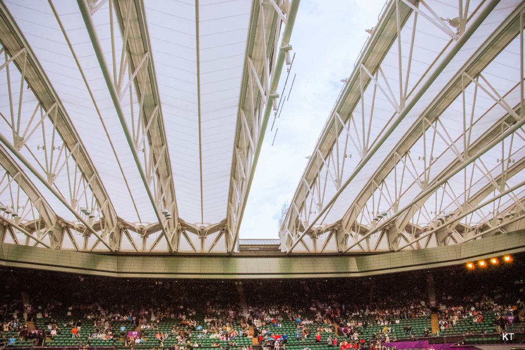 wimbledon tetto tennis campo centrale