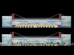 genova stadio ferraris proposta restyling burlando 2009 prospetti