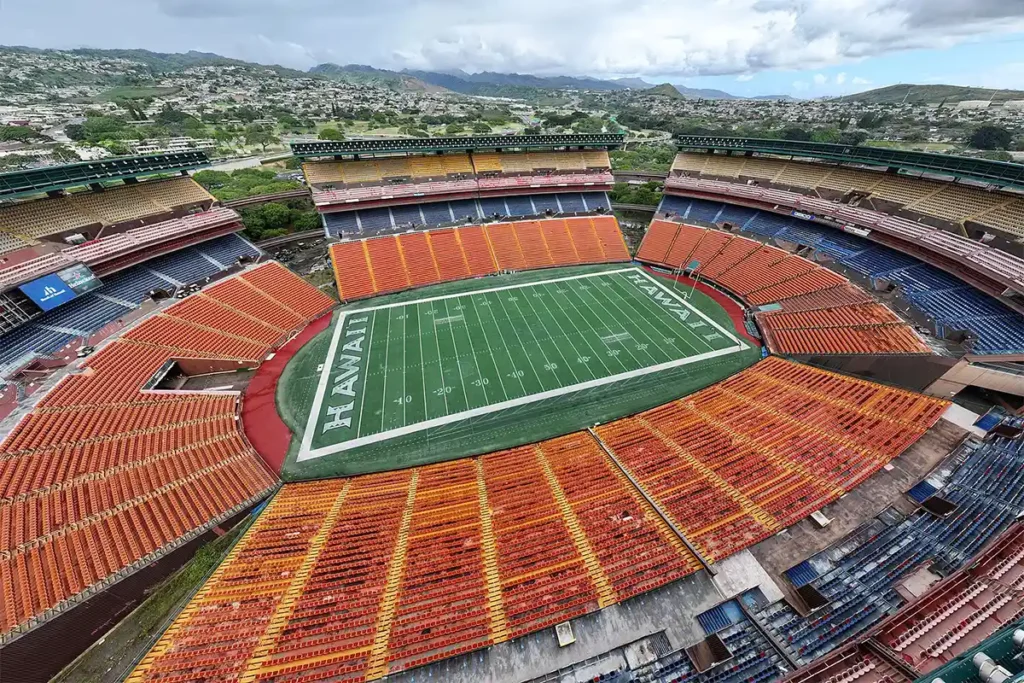 hawaii aloha stadium panoramica interna-chiusura