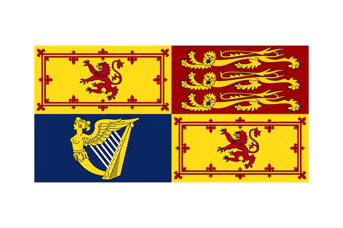 bandiera royal standard stendardo reale britannico