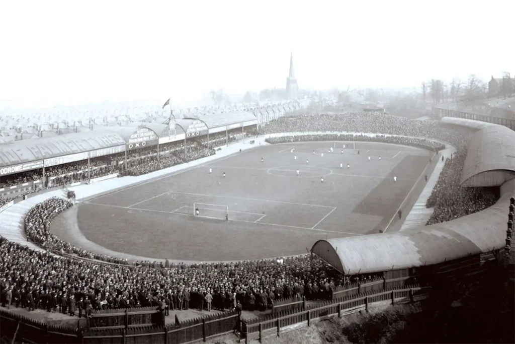 villa park stadio foto aerea storica 1907