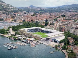 como render progetto stadio populous vista generale