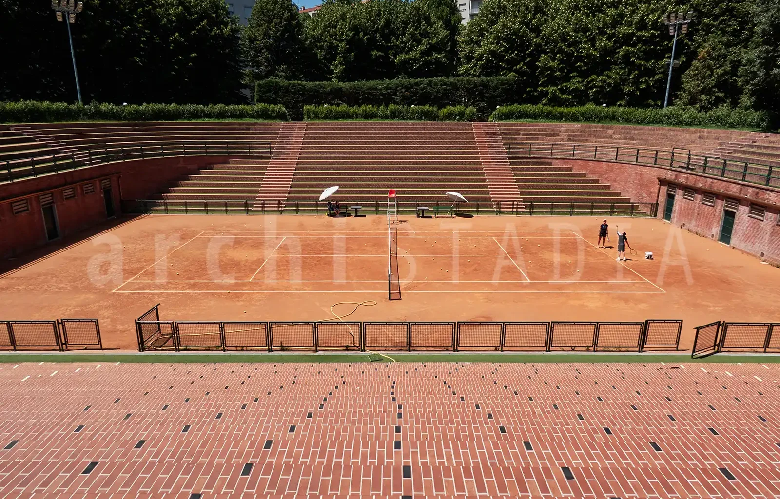 torino tennis circolo stampa sporting stadio panoramica