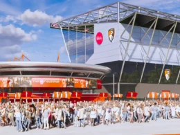 bournemouth progetto ampliamento stadio vista esterna