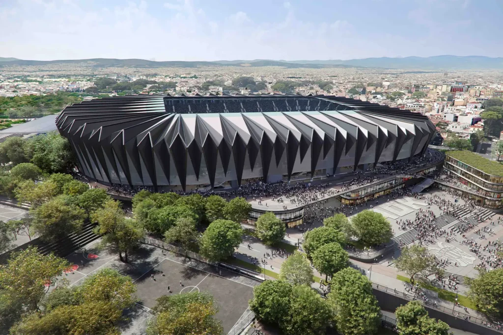 paok nuovo stadio populous vista esterna