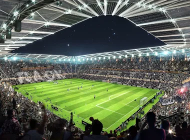 paok nuovo stadio populous vista interna generale