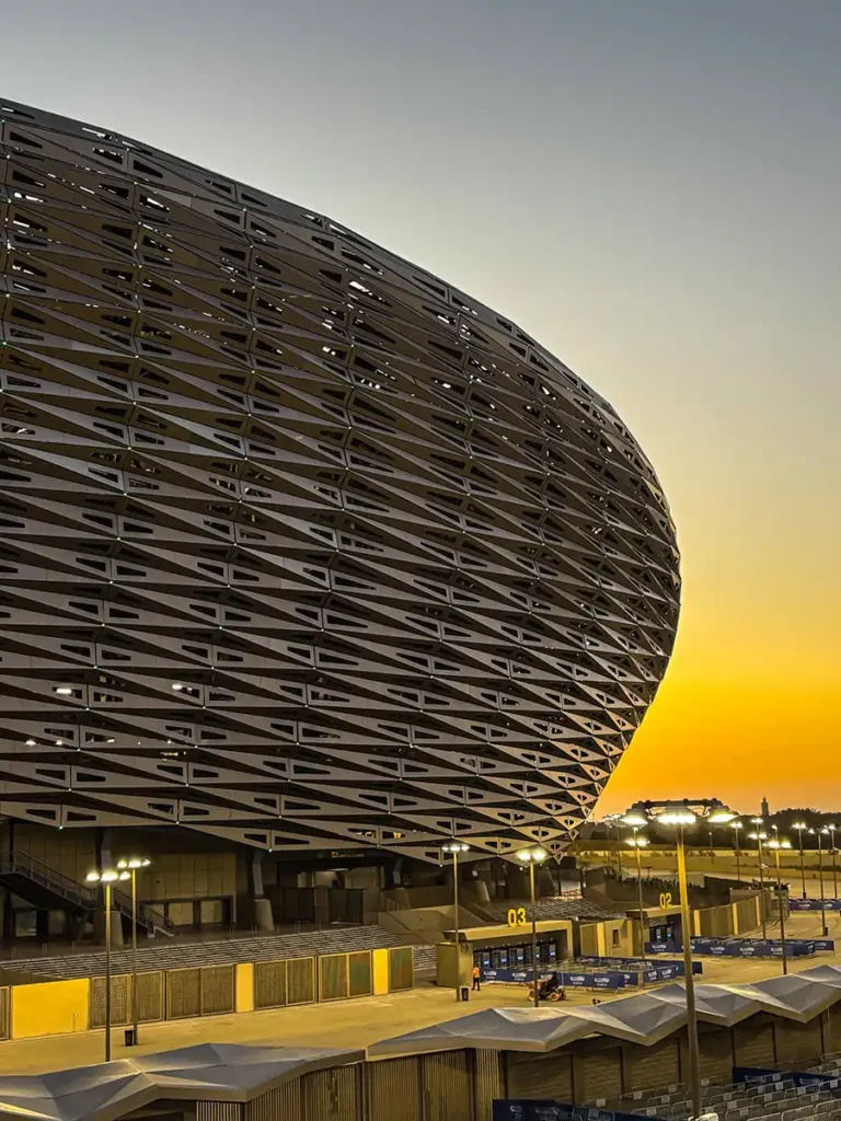 rabat stadio prince moulay abdellah marocco vista esterna architettura
