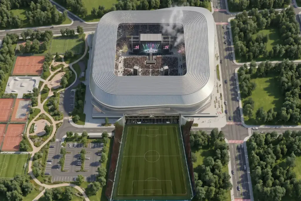 verona marangona nuovo stadio proposta render generale